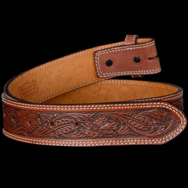 Lone Pine Belt- The 'Lone Pine' leather belt will dress up any weste
