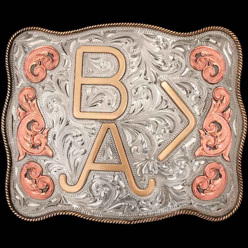 Briscoe Belt Buckle- Any Ranch Brand or logo will shine on the Briscoe ...