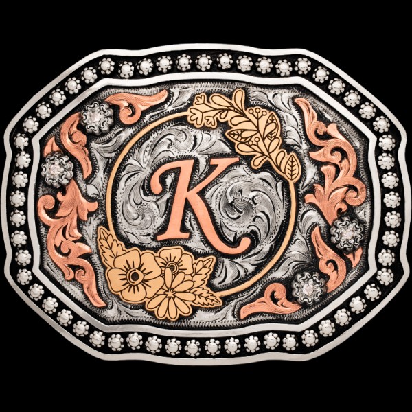 When you think of a Texan sweetheart, you think of a gal like Kaylee Otto. Choose your lettering, stone colors, and figure to complete this exclusive personalized buckle today!
